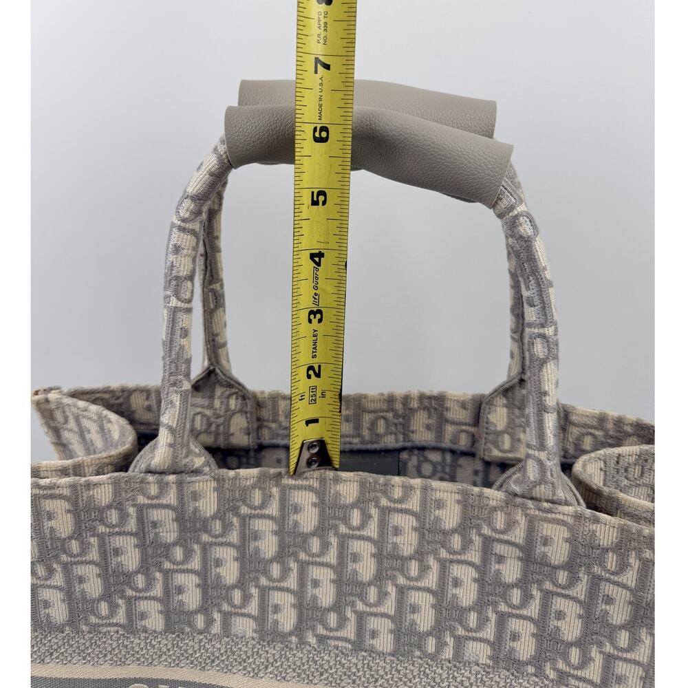 Christian Dior Gray Oblique Medium Book Tote - Picture 9 of 16